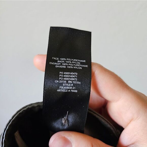 Wilfred Grey Green Faux Leather Pants Size 8 - Picture 6 of 9